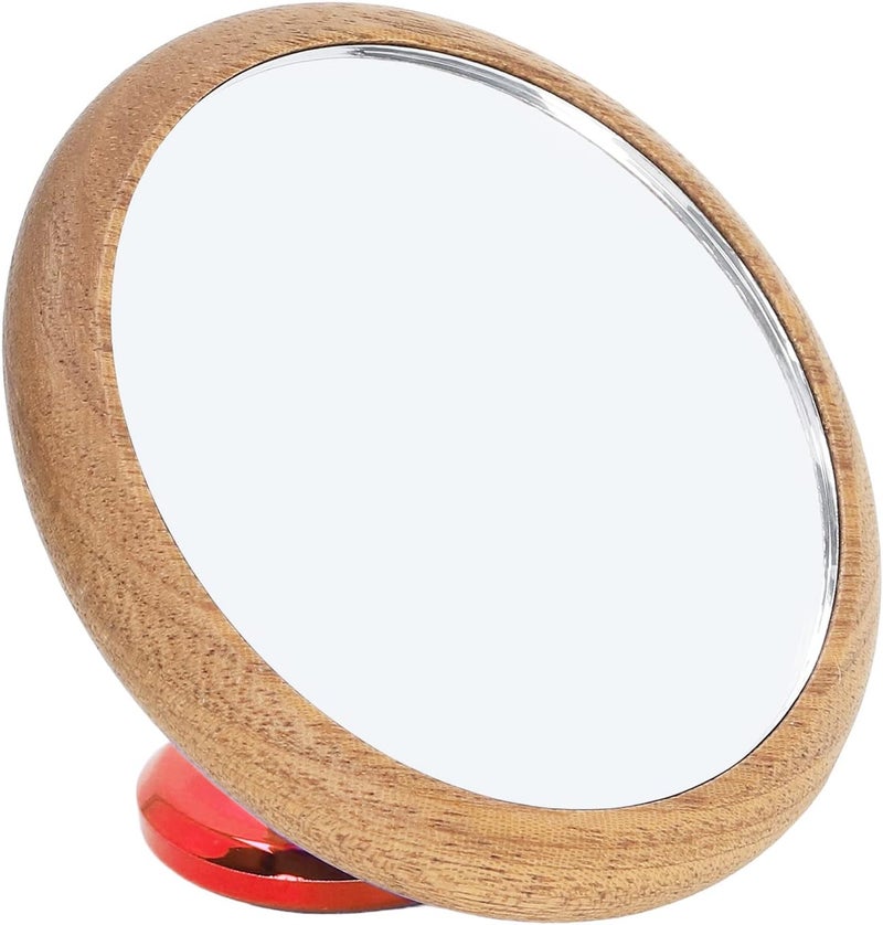 woobles Coffee Mirror, Reflective Coffee Tampering Mirror, Good Viewing Angle, Magnetic for Home (Red) - Image 1